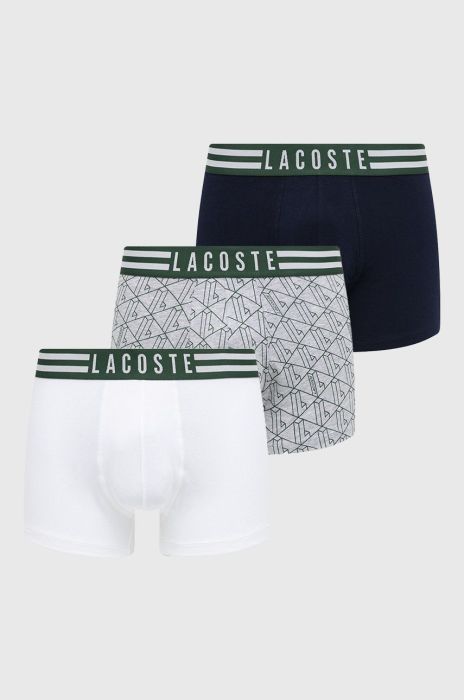 Боксери Lacoste (3-pack) чоловічі колір барвистий Боксери Lacoste (3-pack) чоловічі колір барвистий