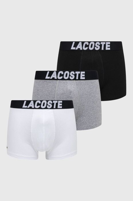 Боксери Lacoste (3-pack) чоловічі колір чорний Боксери Lacoste (3-pack) чоловічі колір чорний