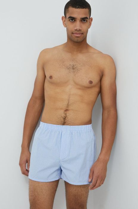 Бавовняні боксери BOSS 2-pack колір блакитний (2675251) Бавовняні боксери BOSS 2-pack колір блакитний (2675251)
