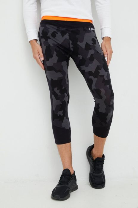 Salewa Функціональні легінси Cristallo колір чорний Salewa Функціональні легінси Cristallo колір чорний