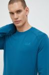 Jack Wolfskin Функціональний лонгслів колір бірюзовий