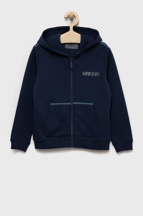 Дитяча кофта Guess колір синій з принтом (2508969)