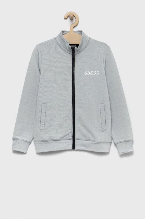 Дитяча кофта Guess колір сірий з принтом (2508972) Дитяча кофта Guess колір сірий з принтом (2508972)