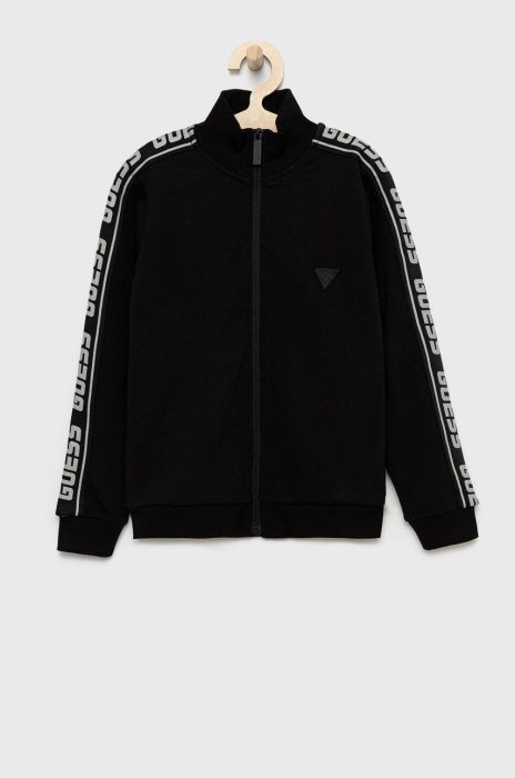 Дитяча кофта Guess колір чорний з принтом (2424452) Дитяча кофта Guess колір чорний з принтом (2424452)