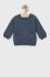 Дитяча бавовняна кофта Name it однотонна колір блакитний