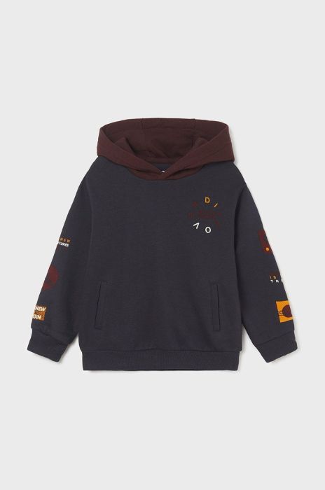 Дитяча кофта Mayoral колір синій з принтом (2548984) Дитяча кофта Mayoral колір синій з принтом (2548984)