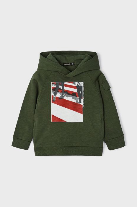 Дитяча кофта Mayoral колір зелений з принтом (2547173) Дитяча кофта Mayoral колір зелений з принтом (2547173)