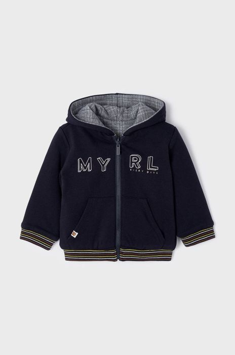 Дитяча кофта Mayoral колір синій з принтом (2708618) Дитяча кофта Mayoral колір синій з принтом (2708618)