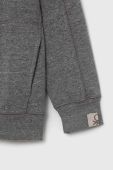 Дитяча кофта United Colors of Benetton колір сірий з капюшоном меланж (2886612) Дитяча кофта United Colors of Benetton колір сірий з капюшоном меланж (2886612)