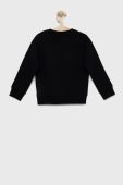 Дитяча кофта Sisley колір чорний однотонна (2675656)
