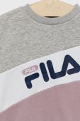 Дитяча кофта Fila колір рожевий з принтом