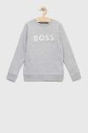 Дитяча кофта BOSS колір сірий з аплікацією (2767100)
