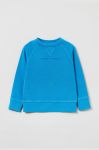 Дитяча бавовняна кофта OVS однотонна колір блакитний (2638525)