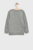Дитяча бавовняна кофта Name it колір сірий з принтом