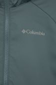 Дитяча кофта Columbia колір зелений однотонна Дитяча кофта Columbia колір зелений однотонна
