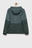 Дитяча кофта Columbia колір зелений однотонна Дитяча кофта Columbia колір зелений однотонна