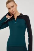 Спортивна кофта Reebok Tech Style жіноча колір зелений візерунок