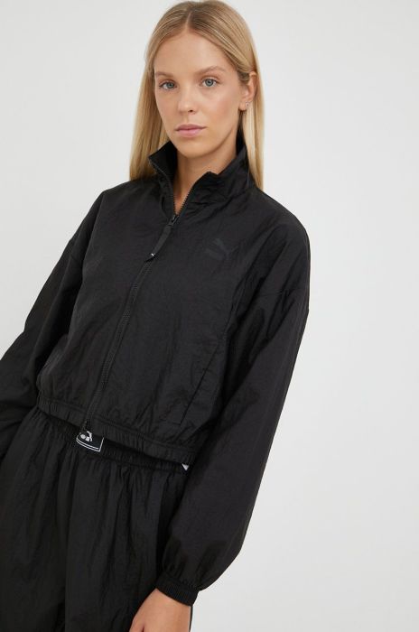 Куртка Puma жіноча колір чорний Куртка Puma жіноча колір чорний