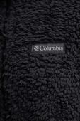 Спортивна кофта Columbia Winter Pass колір чорний з капюшоном візерунок Спортивна кофта Columbia Winter Pass колір чорний з капюшоном візерунок