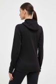 Спортивна кофта Marmot Preon жіноча колір чорний з капюшоном однотонна