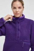 Спортивна кофта Peak Performance жіноча колір фіолетовий однотонна