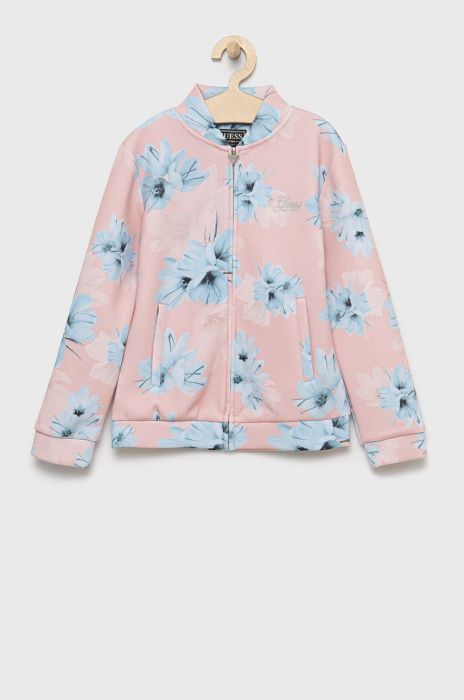 Дитяча кофта Guess колір рожевий візерунок (2431542) Дитяча кофта Guess колір рожевий візерунок (2431542)