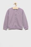 Дитяча кофта Guess колір фіолетовий з аплікацією (3005641)