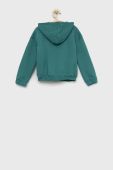 Дитяча бавовняна кофта United Colors of Benetton колір зелений однотонна (2713273) Дитяча бавовняна кофта United Colors of Benetton колір зелений однотонна (2713273)