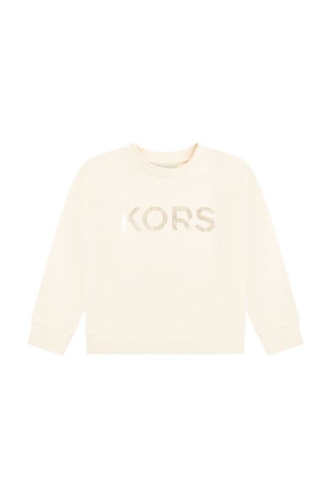 Дитяча бавовняна кофта Michael Kors колір бежевий з принтом (2611758) Дитяча бавовняна кофта Michael Kors колір бежевий з принтом (2611758)