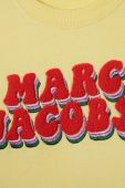 Дитяча бавовняна кофта Marc Jacobs колір жовтий з аплікацією (2616446)