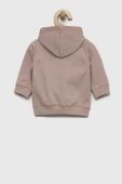 Кофта для немовлят United Colors of Benetton колір рожевий з капюшоном з принтом (2807775)