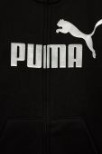 Дитяча кофта Puma колір чорний з принтом Дитяча кофта Puma колір чорний з принтом