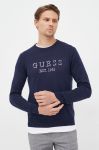 Светр з домішкою вовни Guess чоловічий колір синій легкий (2454713) Светр з домішкою вовни Guess чоловічий колір синій легкий (2454713)