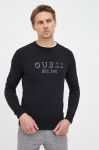 Светр з домішкою вовни Guess чоловічий колір чорний легкий (2454727) Светр з домішкою вовни Guess чоловічий колір чорний легкий (2454727)
