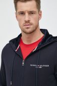 Кофта Tommy Hilfiger чоловіча колір синій з капюшоном з аплікацією (2781869) Кофта Tommy Hilfiger чоловіча колір синій з капюшоном з аплікацією (2781869)