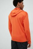 Спортивна кофта adidas TERREX Tech Fleece чоловіча колір помаранчевий з капюшоном однотонна Спортивна кофта adidas TERREX Tech Fleece чоловіча колір помаранчевий з капюшоном однотонна
