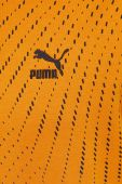 Кофта Puma чоловіча колір помаранчевий з капюшоном візерунок