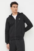 Кофта Lacoste чоловіча колір чорний однотонна Кофта Lacoste чоловіча колір чорний однотонна