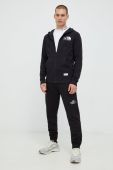 Бавовняна кофта The North Face чоловіча колір чорний однотонна Бавовняна кофта The North Face чоловіча колір чорний однотонна