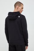 Бавовняна кофта The North Face чоловіча колір чорний однотонна Бавовняна кофта The North Face чоловіча колір чорний однотонна