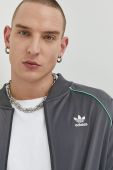 Кофта adidas Originals чоловіча колір сірий з аплікацією (2979360) Кофта adidas Originals чоловіча колір сірий з аплікацією (2979360)