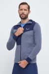 Спортивна кофта Salewa Puez 2 Dry чоловіча з капюшоном візерунок колір блакитний Спортивна кофта Salewa Puez 2 Dry чоловіча з капюшоном візерунок колір блакитний