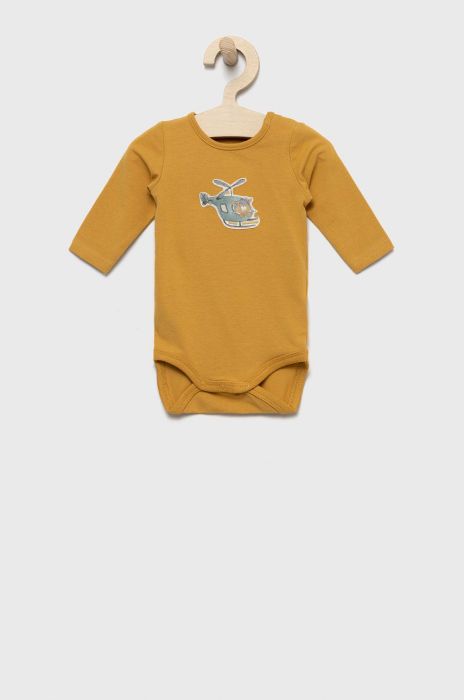 Name it Боді для немовлят колір жовтий (2482311) Name it Боді для немовлят колір жовтий (2482311)