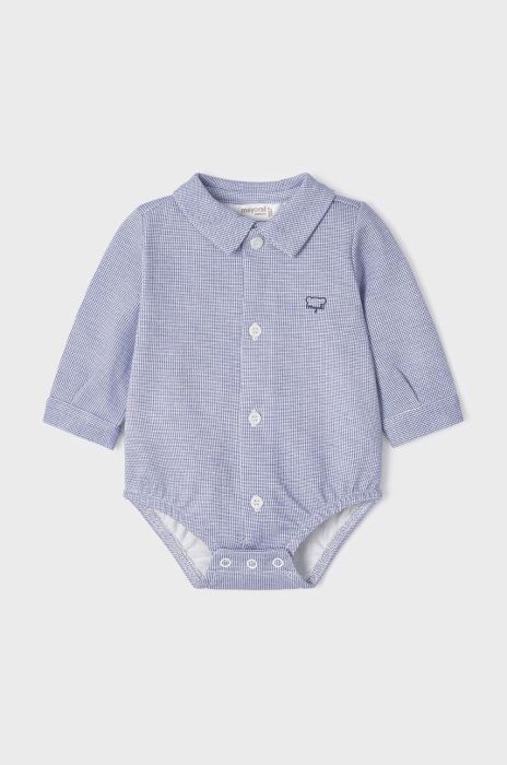 Mayoral Newborn дитяче бавовняне боді колір блакитний