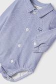 Mayoral Newborn дитяче бавовняне боді колір блакитний