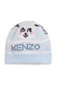 Kenzo Kids Дитячі бавовняні повзунки колір блакитний (2700251) Kenzo Kids Дитячі бавовняні повзунки колір блакитний (2700251)
