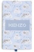 Kenzo Kids Дитячі бавовняні повзунки колір блакитний (2700251) Kenzo Kids Дитячі бавовняні повзунки колір блакитний (2700251)