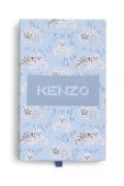 Kenzo Kids Дитячі бавовняні повзунки колір блакитний (2700251) Kenzo Kids Дитячі бавовняні повзунки колір блакитний (2700251)