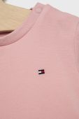Tommy Hilfiger Боді для немовлят колір рожевий Tommy Hilfiger Боді для немовлят колір рожевий