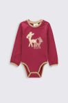 Боді для немовлят Coccodrillo колір бордо (3514520)
